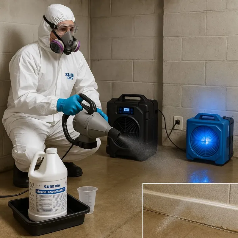 Sanitization and Odor Removal process in Franklinton, NC