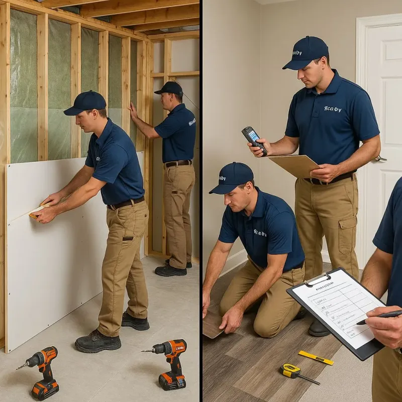 Repairs and Reconstruction process in Franklinton, NC
